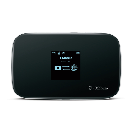 Zte T-Mobile 4G HotSpot Z64 Start Manual