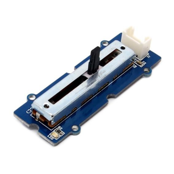 Grove Slide Potentiometer Manual
