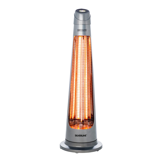 Silverline Comfort Heater 1200TW Digital IPX4 MC973 Quick Start Manual