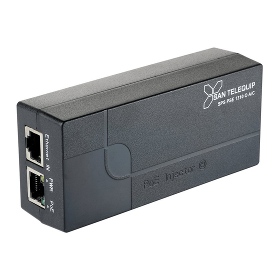 San Telequip SPS PSE 1310 Series Quick Start Manual