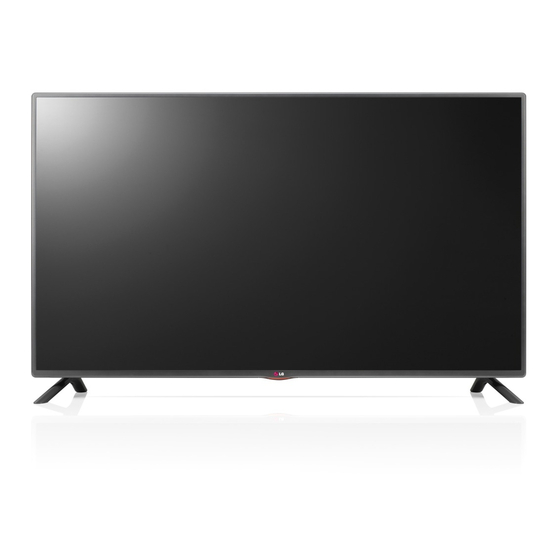 User Manuals: LG LB5600 LED HDTV