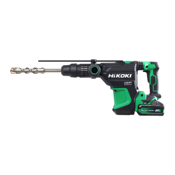 HIKOKI DH3640DA Handling Instructions Manual