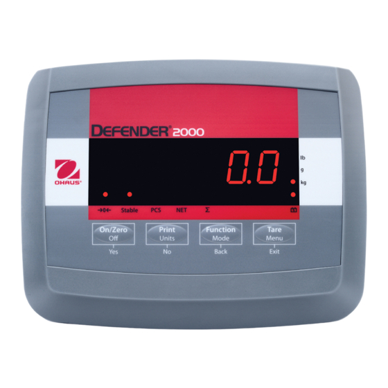 OHAUS T24P Instruction Manual
