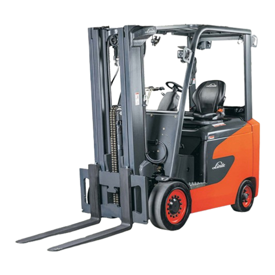 Linde 1347 Series Operating Instructions Manual