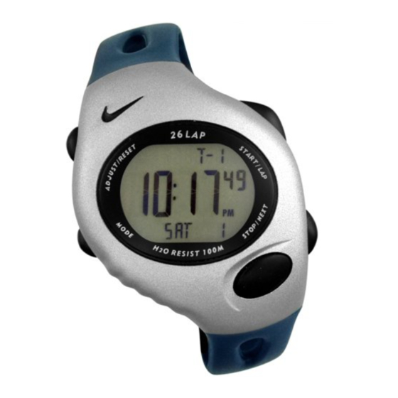 Nike TRIAX 120 Manual