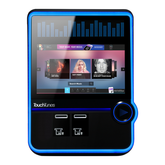 TouchTunes Virtuo 700259-001 Installation And Setup Manual