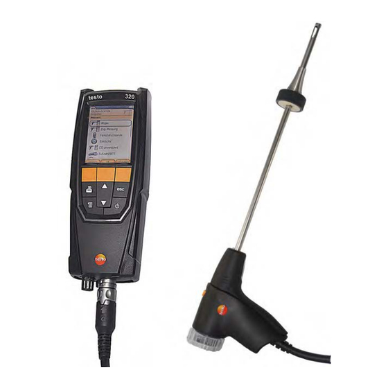 TESTO 320 Instruction Manual