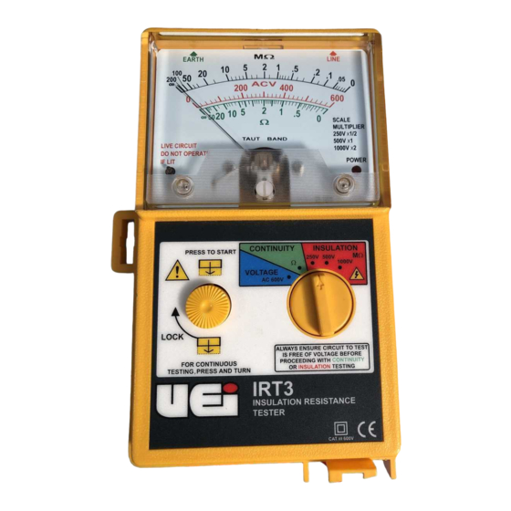 UEi IRT3 Instruction Manual