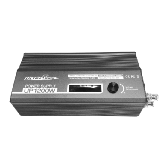 Ultra Power UP1200W Instruction Manual