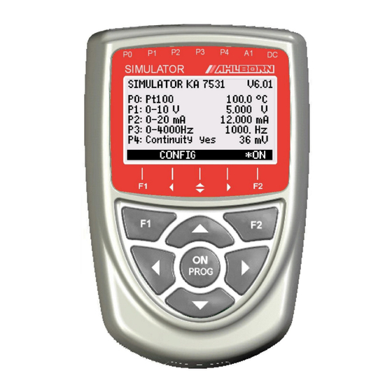 Ahlborn Almemo KA 7531 Operating Instructions Manual