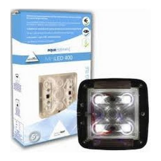AQUARAY MiniLED 400 Instructions For Installation And Use Manual