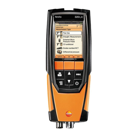 TESTO 320 Instruction Manual