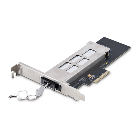 StarTech.com M2-REMOVABLE-PCIE-N1 Quick Start Manual