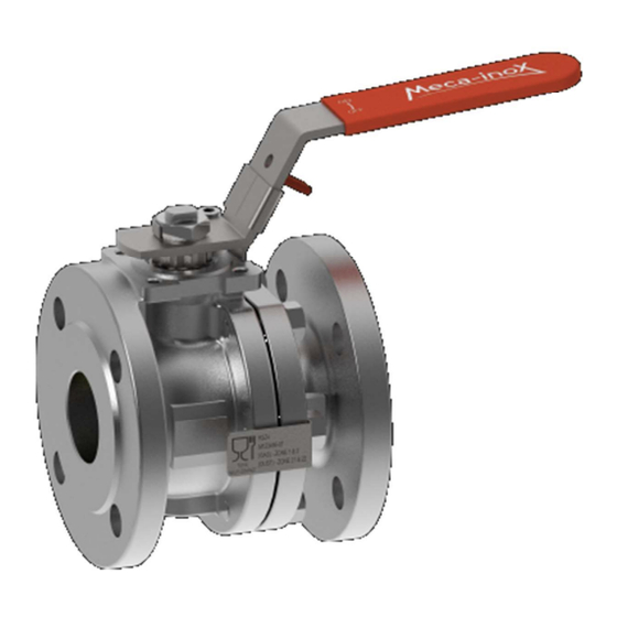 MECA-INOX R2 Installation And Operating Manual