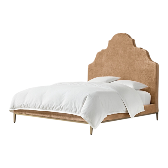 RH Baby&child RH TEEN CAMILLA UPHOLSTERED BED QUEEN Assembly And Installation Instructions
