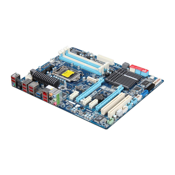 Gigabyte GA-Z68XP-UD3 User Manual