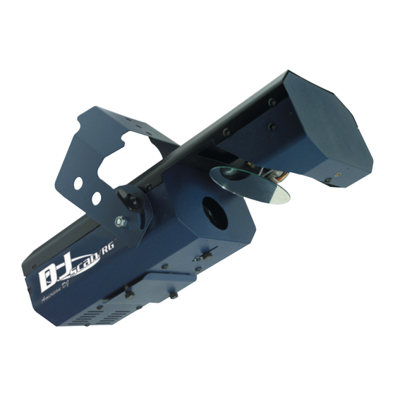 American DJ DJ Scan/RG User Instructions