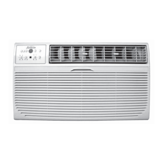 Sunbeam Air Conditioner Installation Instructions Manual