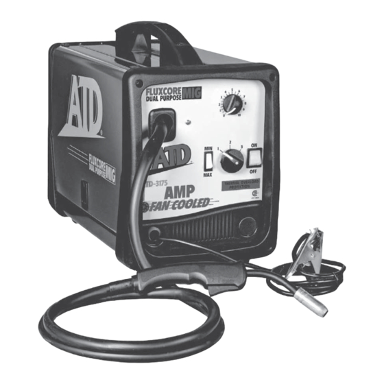 ATD Tools 3175 MIG/Flux Core Welder Manuals