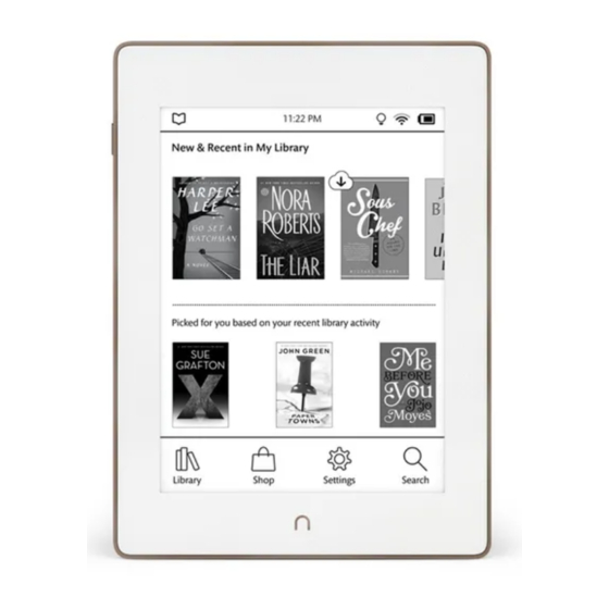 NOOK GlowLight Plus Quick Start Manual
