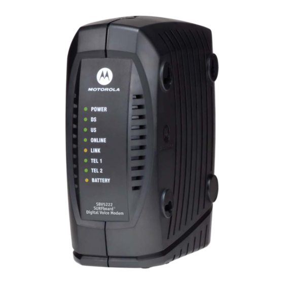 Motorola SURFboard SBV5222 User Manual