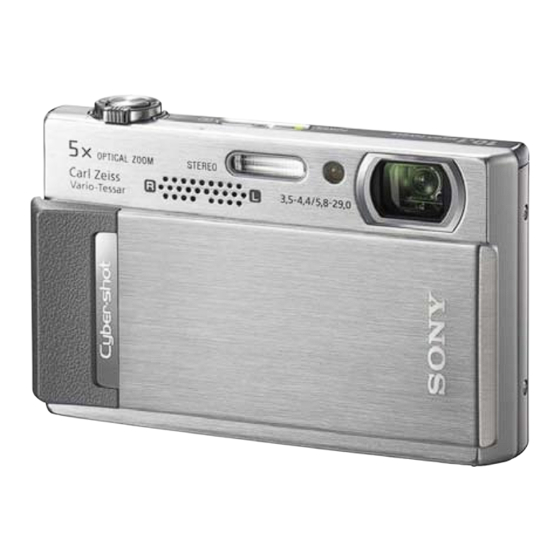 Sony DSC-T500 Service Manual