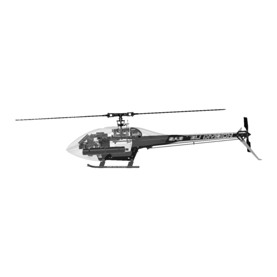 SAB Heli Division GOBLIN BLACK NITRO Manual