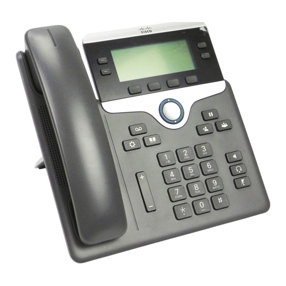 Cisco 7800 Series Quick Start Manual