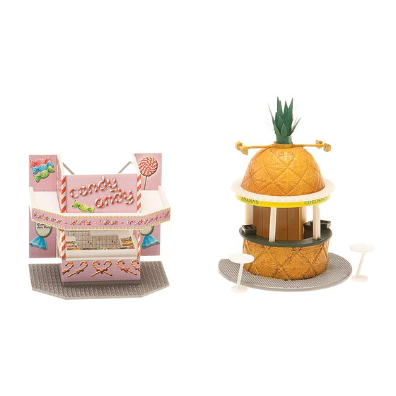 Faller CONFECTIONARY AND FRUIT-JUICE STANDS Instructions Manual