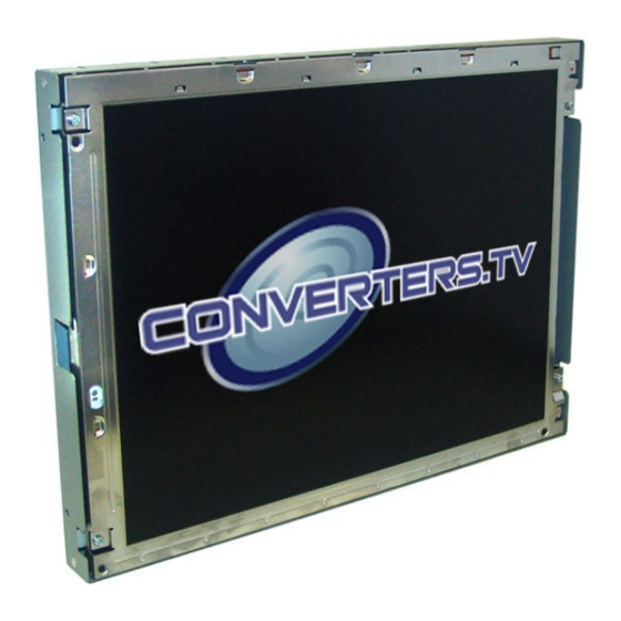 Converters.TV 833 Operation Manual