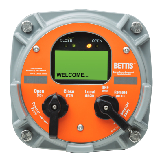Bettis TEC2 Quick Start Manual
