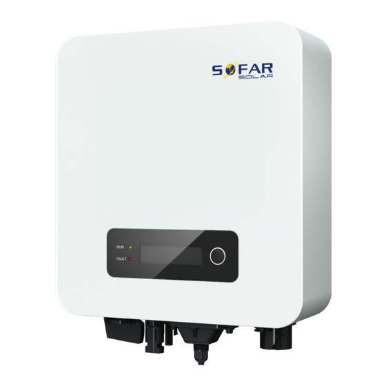 Sofarsolar SOFAR 2200TL Installation And Operating Manual