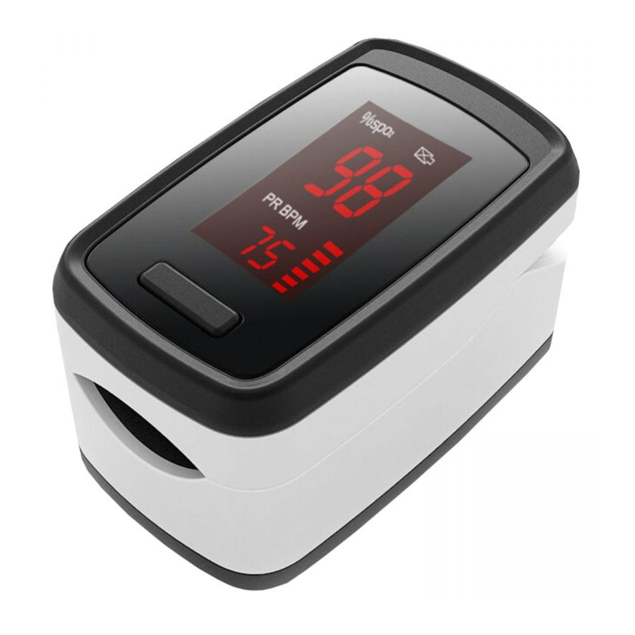 User Manuals: MX HEALTH MX86001 Pulse Oximeter