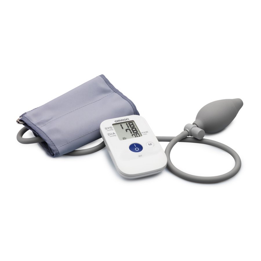 Omron S1 - Inflation Blood Pressure Monitor Manual