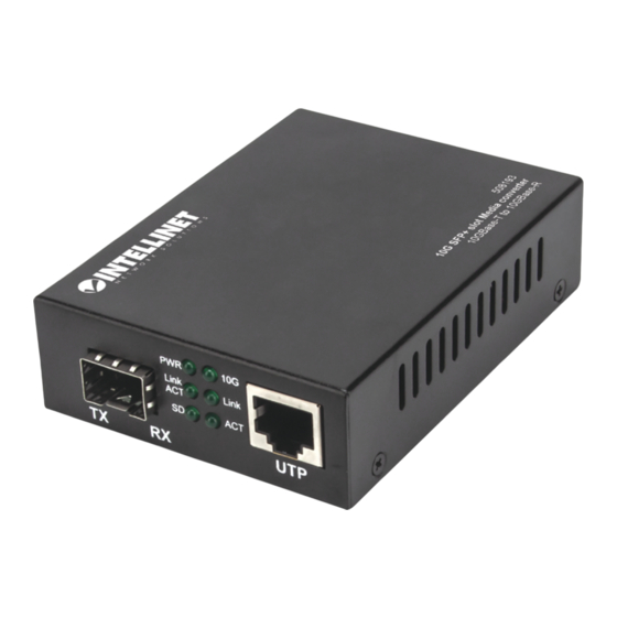 Intellinet IMC-SFP10G Instructions Manual