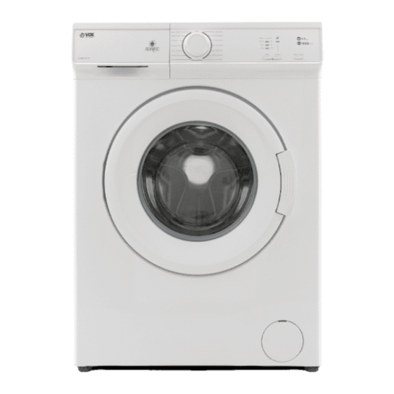 User Manuals: VOX electronics WM1051-D Washing Machine