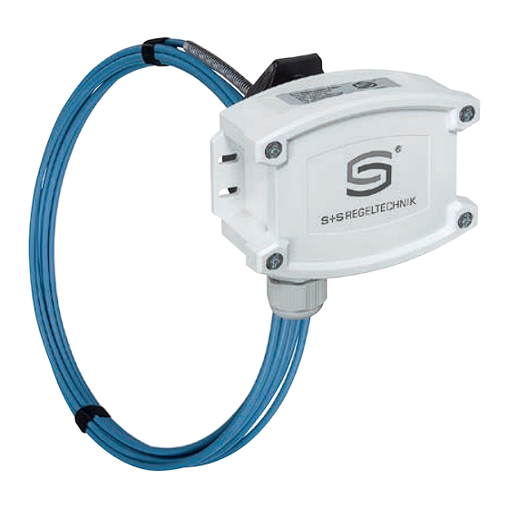 S+S Regeltechnik THERMASGARD MWTM-wModbus Operating And Mounting Instructions Manual