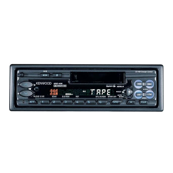 Kenwood KRC-489 Service Manual