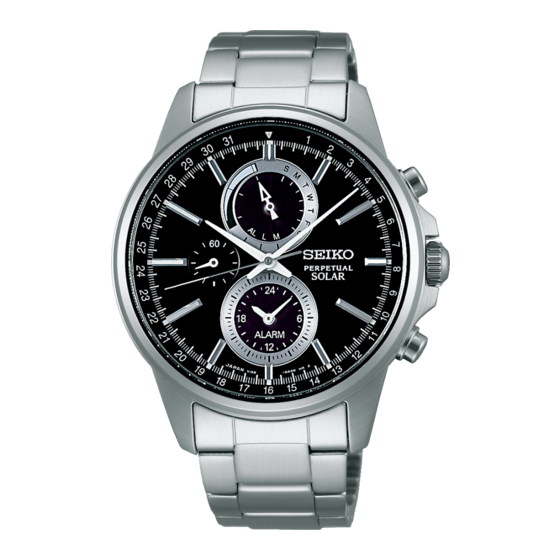 Seiko coutura perpetual discount solar watch manual