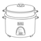 Rice Cooker Black & Decker RC4500 User Instructions