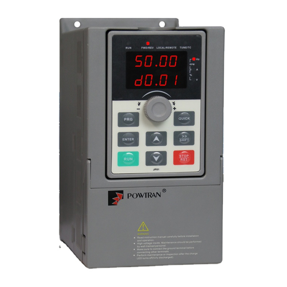 Powtran PI500-S Series Manual