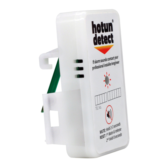 TECH hotun detect HD-S1P Installation, Operation & Maintenance Instructions