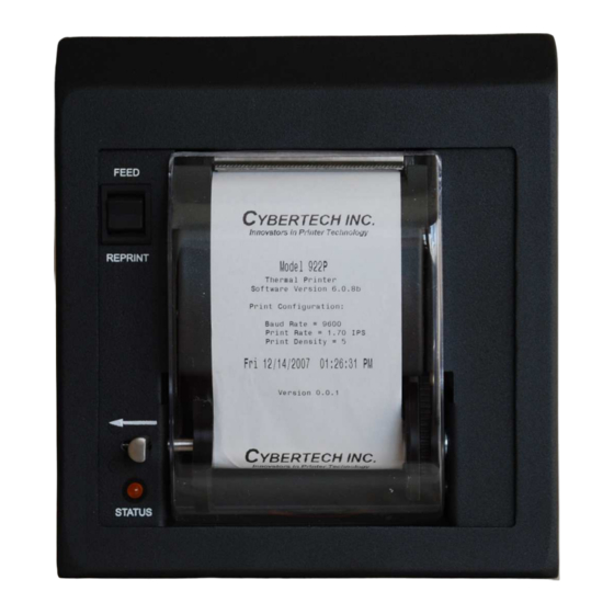 Cybertech PX922E Product Manual