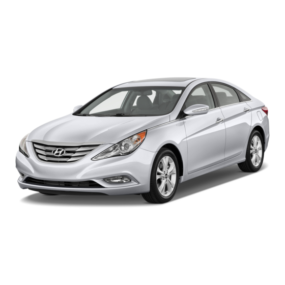Hyundai Sonata Quick Reference Manual