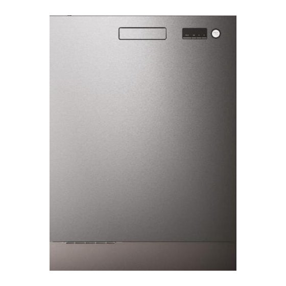 Asko DBI243IB.S.AU Operating Instructions Manual