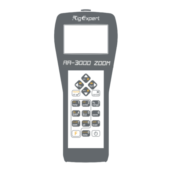 RigExpert AA-3000 ZOOM Manuals