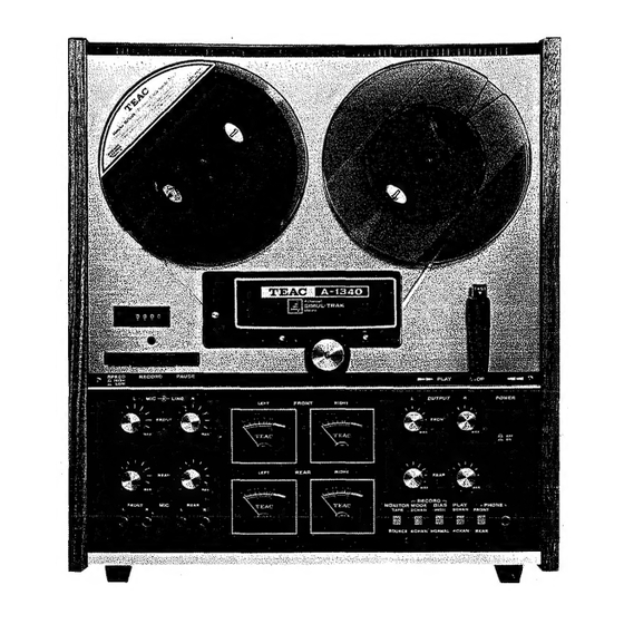 Teac A-1340 Service Manual