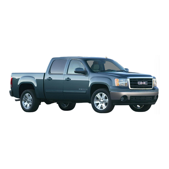 GMC Sierra 2007 Getting To Know Manual