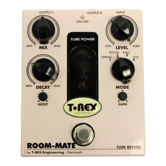 T-Rex Room-mate User Manual