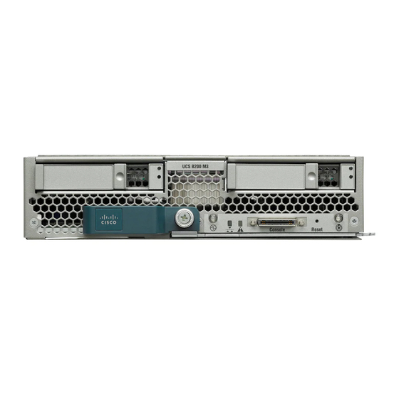 Cisco UCS B200 M3 Installation And Service Note